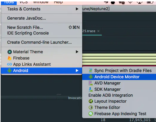 AndroidDeviceMonitor打开